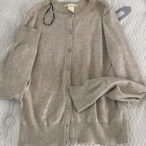 H&M xsmall light brown cardigan